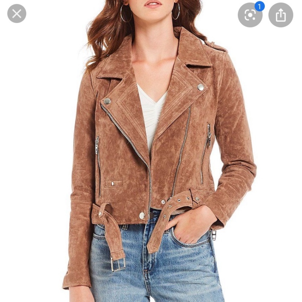 ISO Chelsea and violet brown suede jacket size S